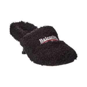 Balenciaga Furry Pump, Black